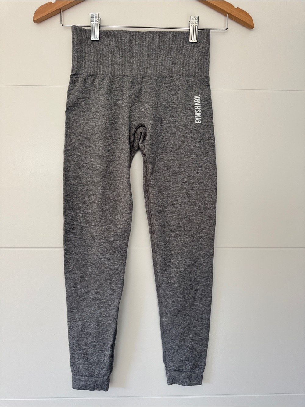 Gymshark High-Waist Charcoal Heather Leggings